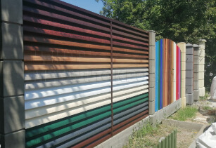 Забор жалюзи под дерево Орех в г. Шымкенте